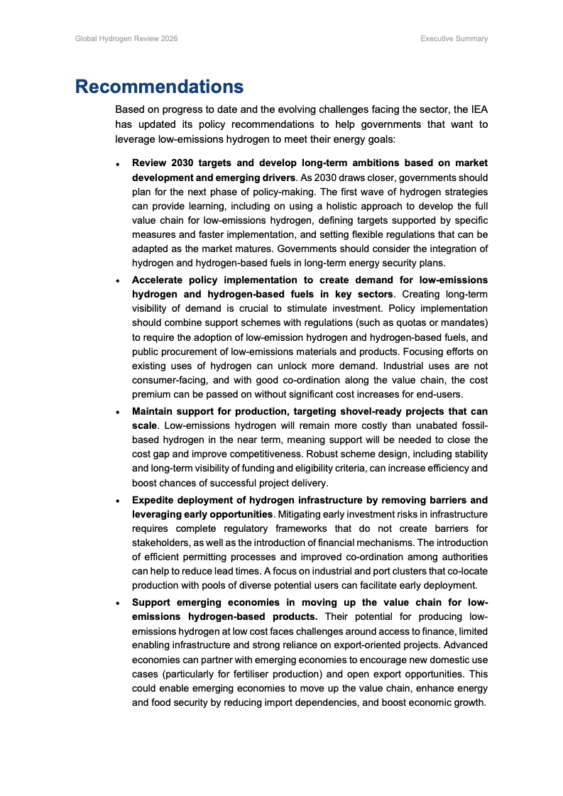 IEA:2026年全球氢能评估报告(图16) IEA:2026年全球氢能评估报告(图16)