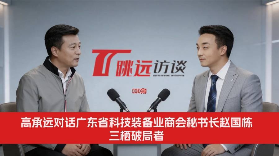《眺远访谈》第30期：高承远对话广东省科技装备业商会秘书长赵国栋(图1)