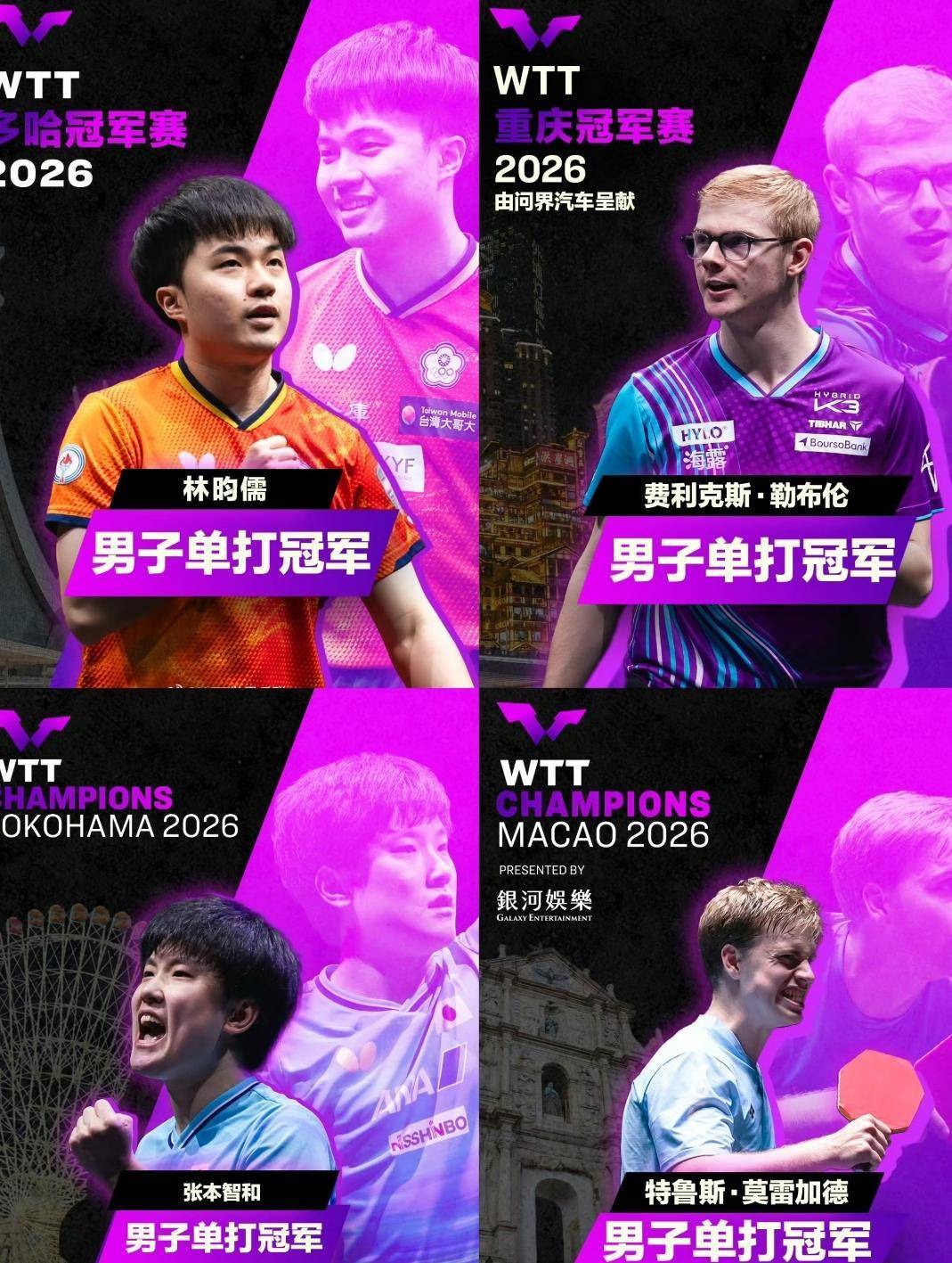 WTT多哈冠军赛国乒无缘冠军