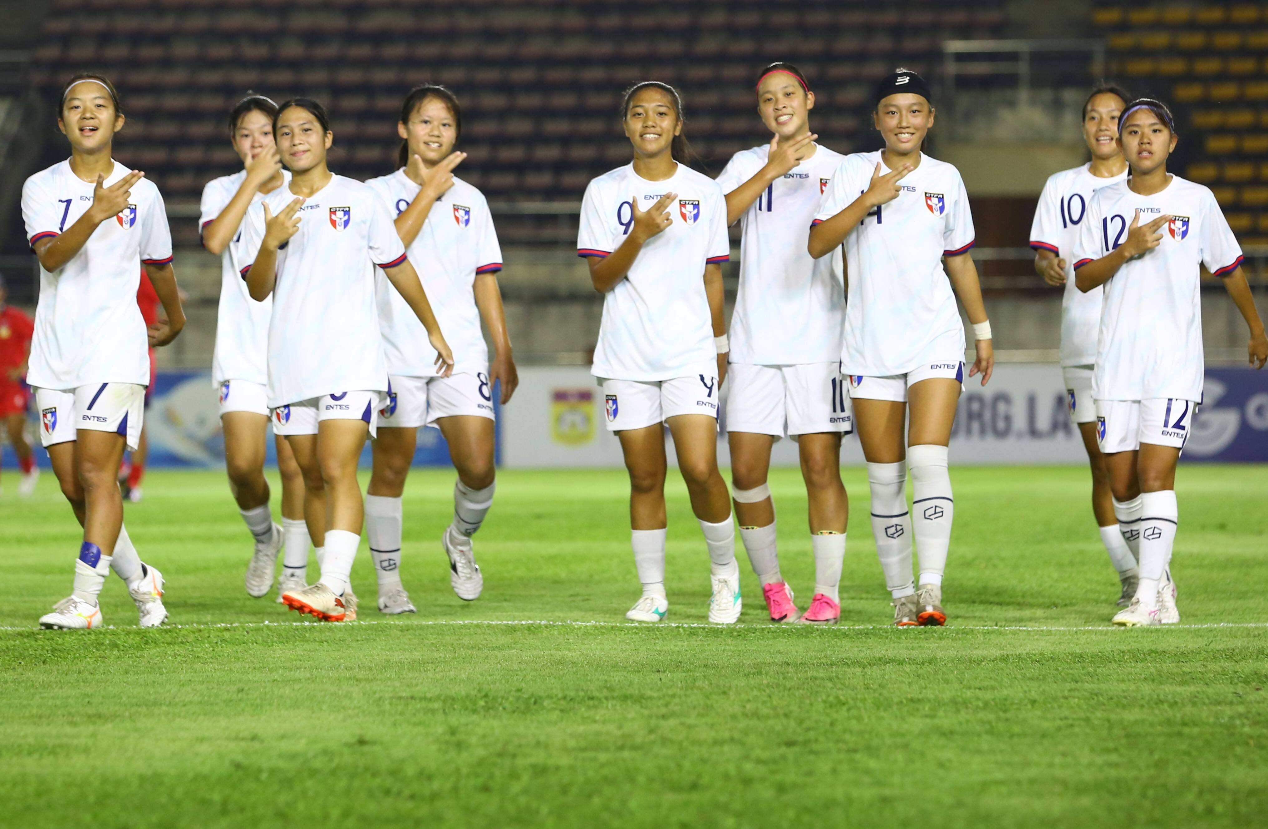 12-0！6-0！中国台北U17女足出线了，两战全胜狂轰18球零失球！