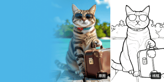 图片转线稿免费