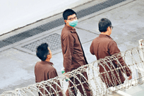 反中乱港分子黄之锋狱中被捕，当庭认罪