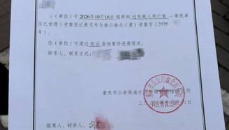 男童在父亲遛狗时坠亡 孩子母亲报警获受理