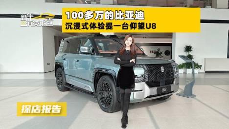 100多万的比亚迪 沉浸式体验提一台仰望U8