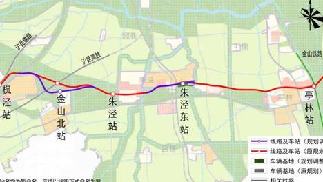 上海这条在建轨交市域线 站点及线路有新变化