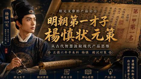 状元文章的产品启示_明朝第一才子·杨慎