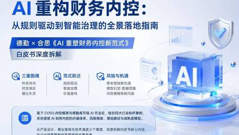 AI 重构财务内控：从规则驱动到智能治理的全景落地指南 ，德勤 × 合思《AI 重塑财务内控新范式》白皮书深度拆解