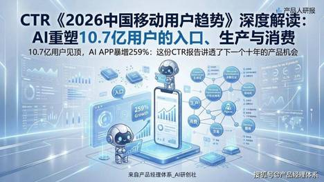 CTR《2026中国移动用户趋势》深度解读：AI重塑10.7亿用户的入口、生产与消费