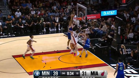 NBA季前赛：森林狼凭借精彩表现以125124险胜热火