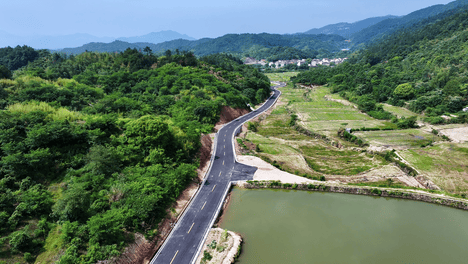好消息：嵊州长乐镇山口村至寺西苑道路，正式通车！