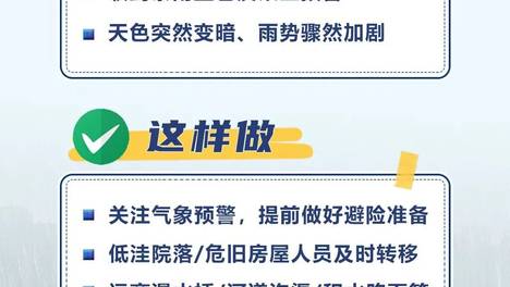 “七下八上”来了，防灾要点清单请收好！