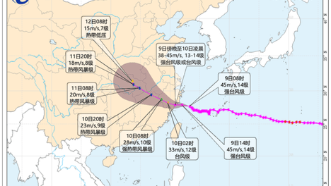 福建省防指提升防台风应急响应至二级！台风“白海豚”最新路径→