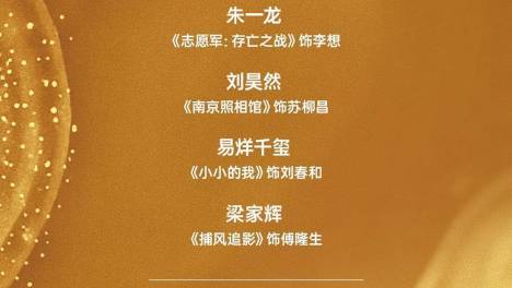 第38届大众电影百花奖八大奖项今晚揭晓