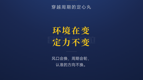 战略定力，穿越市场周期