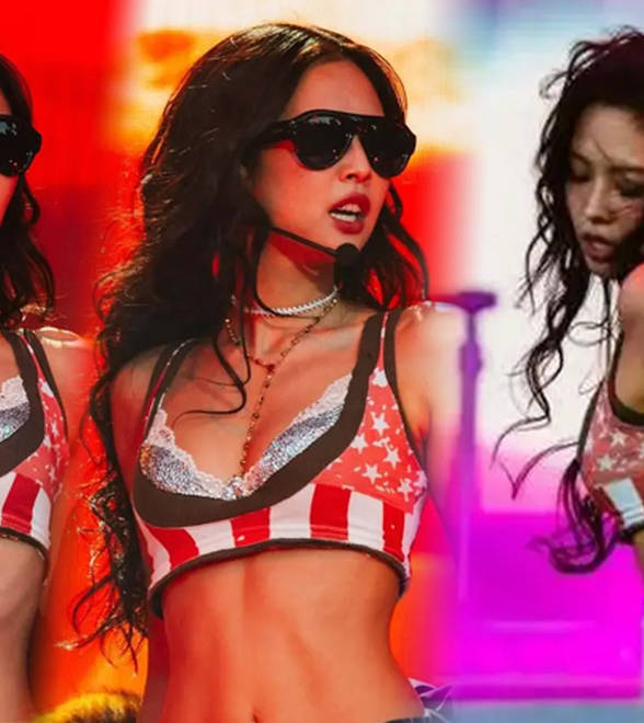 JENNIE穿比基尼热辣魅惑，舞台性感撩人