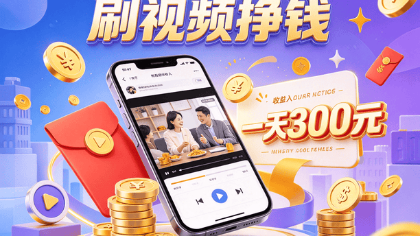 2026年刷视频挣钱一天300元是真的吗？分享刷视频挣钱一天300元的3个方法