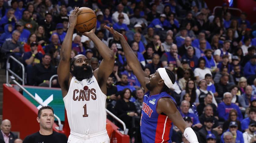 NBA-骑士VS活塞 哈登跳投