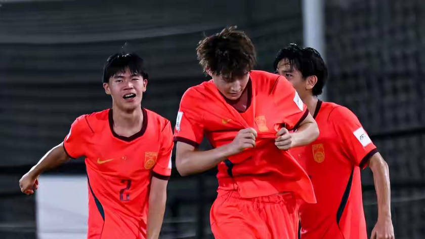 U17国足突破21年魔咒，泰山青训五名少年闪耀助力冲击中甲
