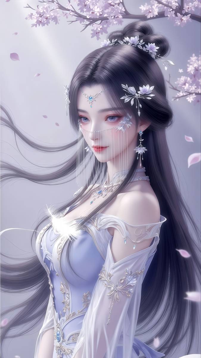 国漫女神遮天安妙依壁纸:一见钟情许平生,流光为她停一停!