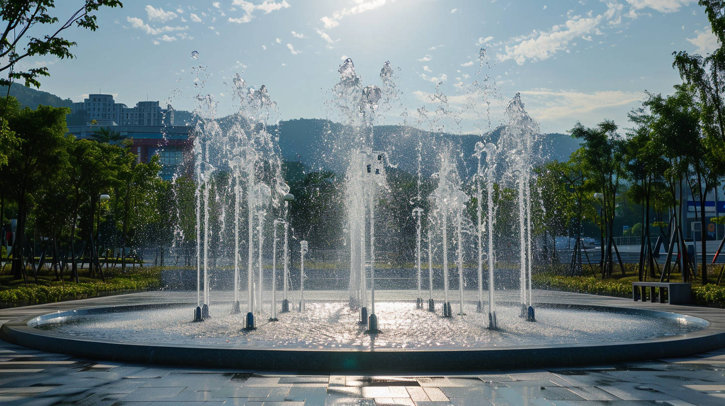 小篮天环境:重庆音乐喷泉定制厂家,专业水景工程服务,打造独特音乐之