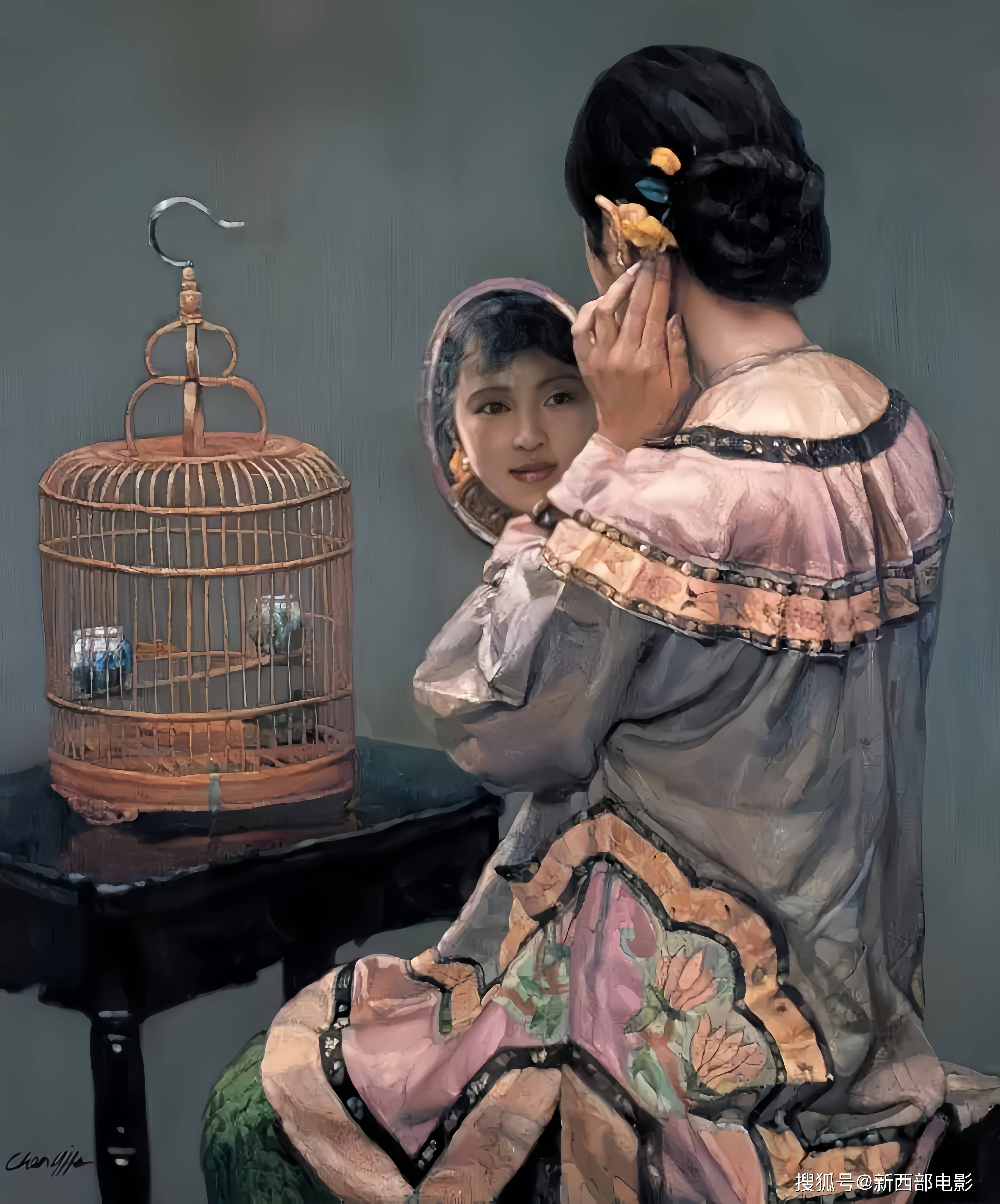 陈逸飞的油画作品在《繁花》的展现对于影片的时代氛围营造,细节表达