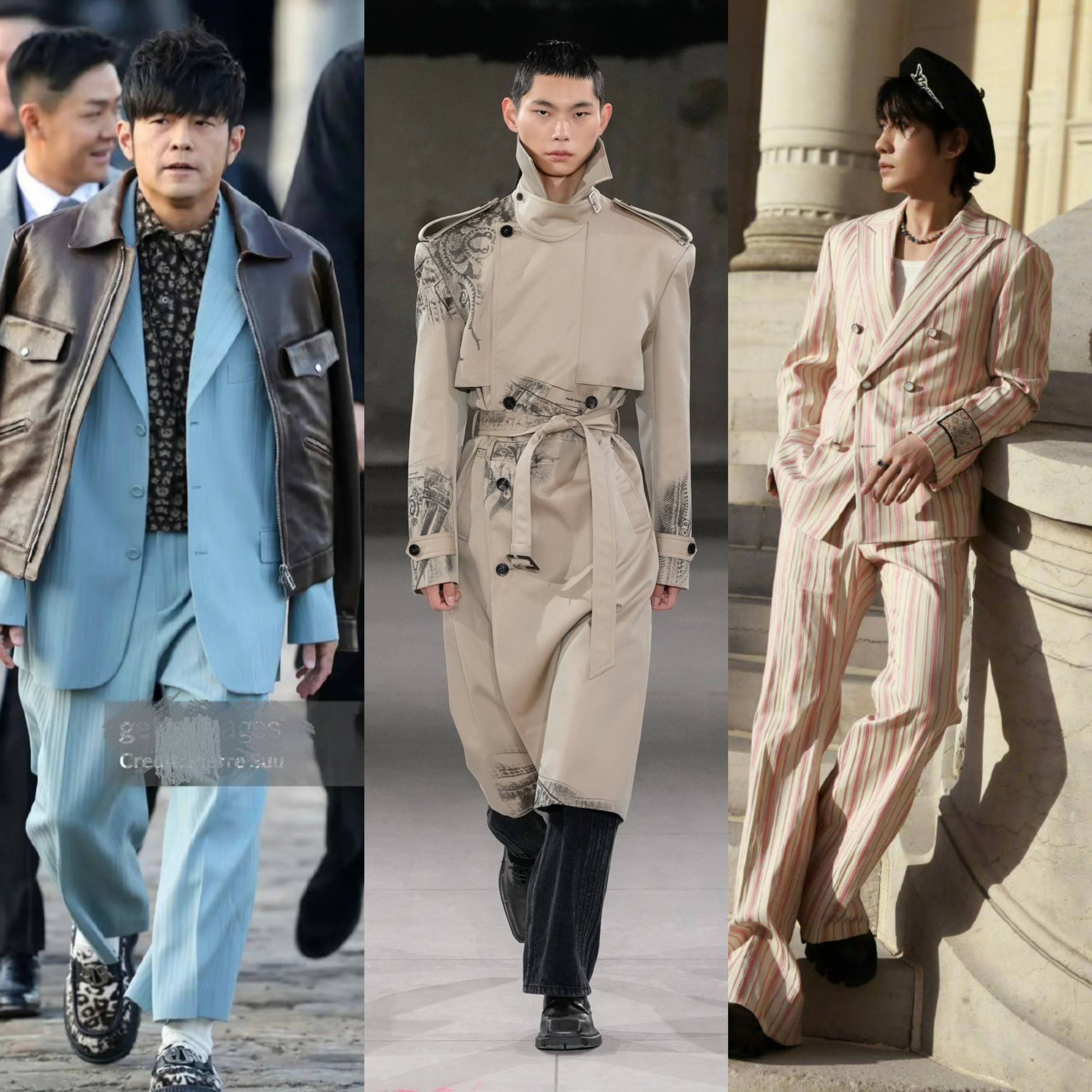 高三学生亮相巴黎时装周,周杰伦不及他惊艳,气场不逊于朱一龙_王瀚瀚