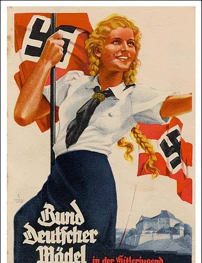 小胡子如何忽悠德国少女_希特勒_女孩_组织