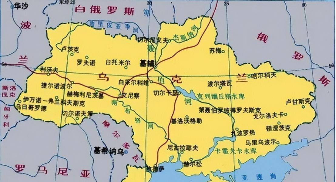 乌俄世界地图图片