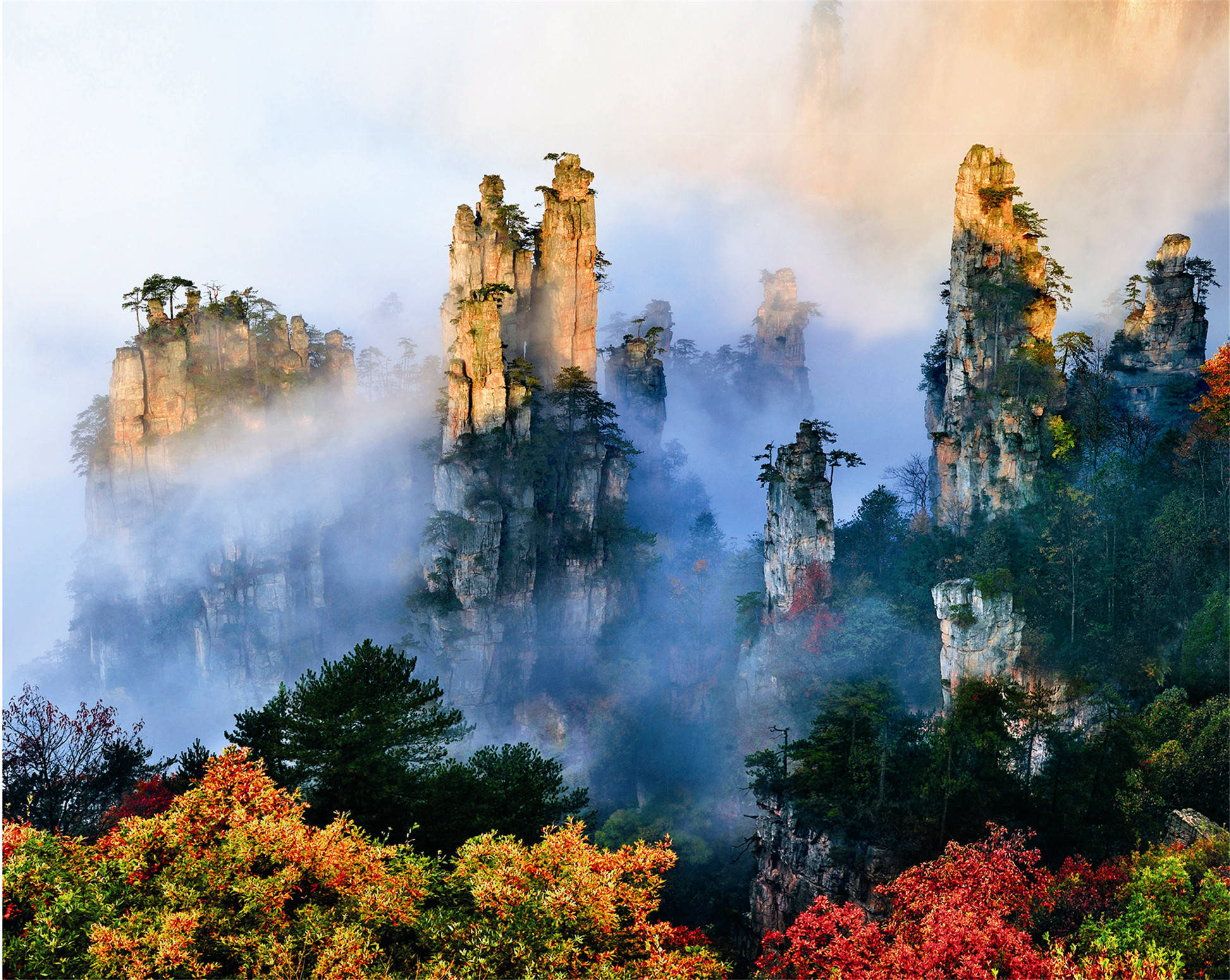 湖南张家界旅游自由行五日游,张家界人均花费不到1000