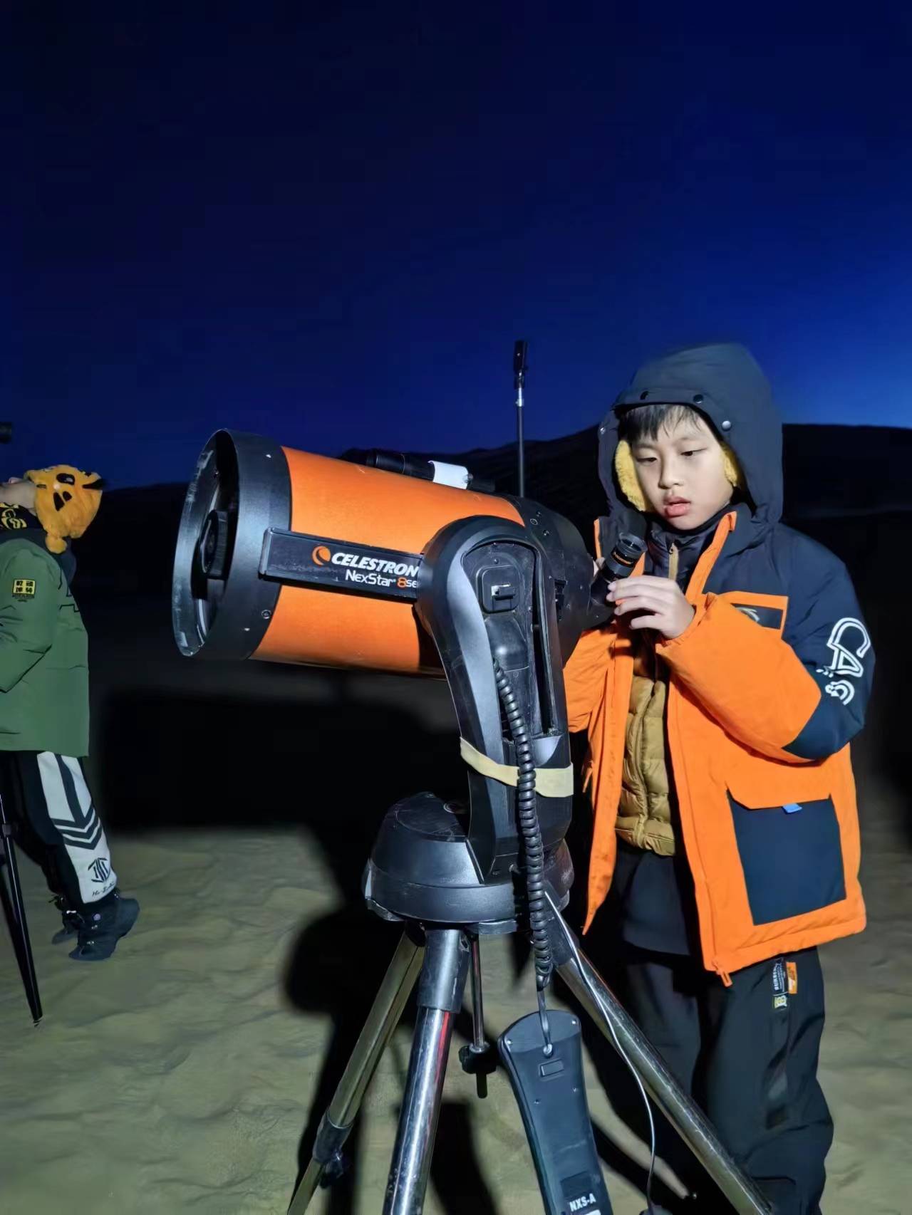 敦煌星空研學天文課堂 冬天觀星看星星_鳴沙山_宇宙