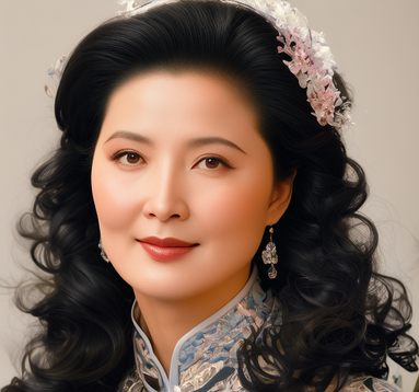 何赛飞的岁月韵味:印花裙扎高马尾,60岁美出新高度_娱乐_魅力_年龄