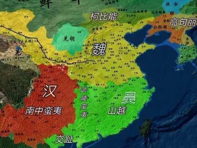 从地图上看魏蜀吴三国差距不大,为何说曹操占了十分之八天下?