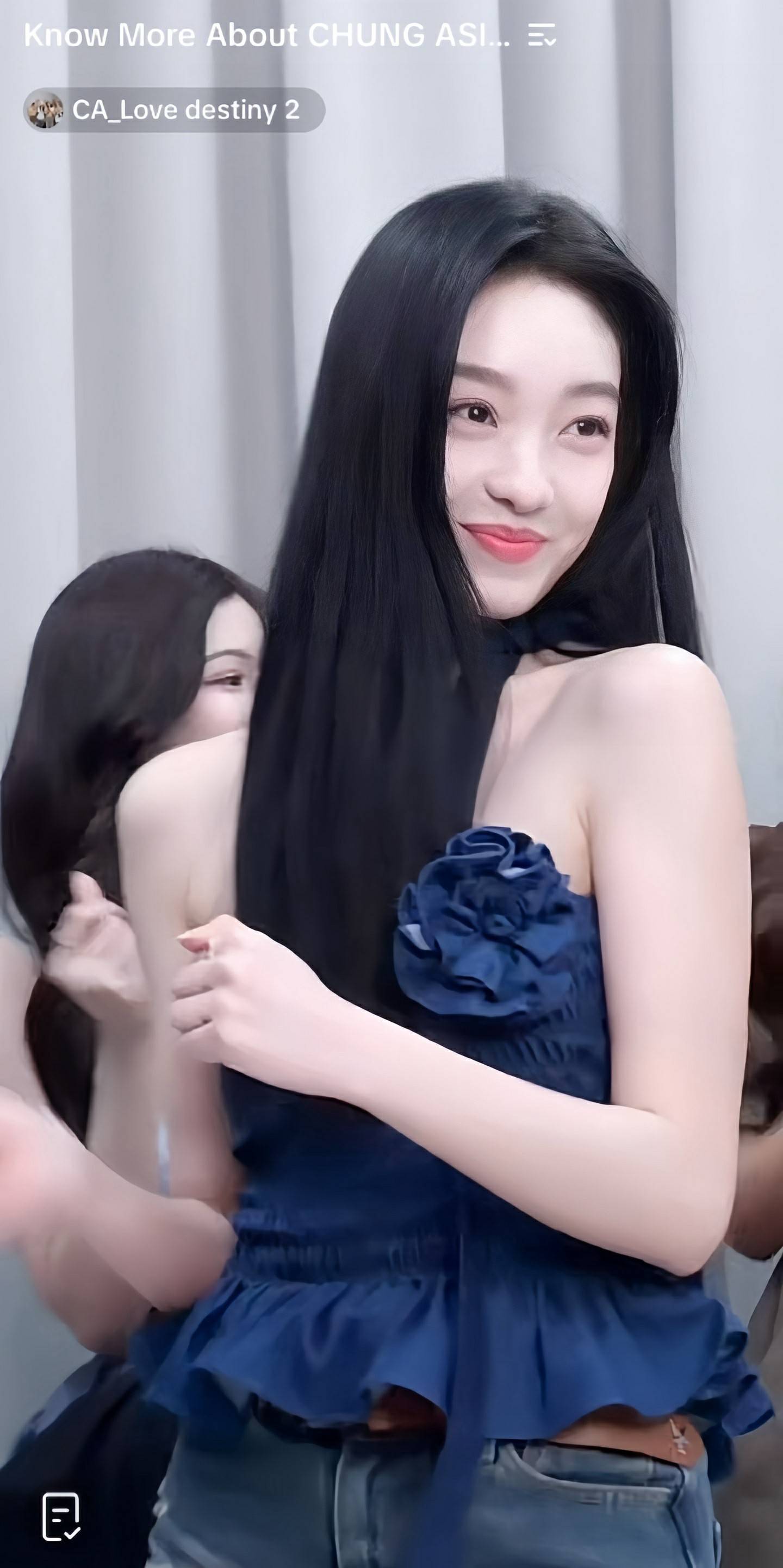 创造营田轩宁好会穿搭,蓝色妖姬爱了爱了!_姐姐_美女_围脖