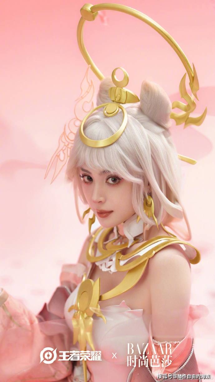 古力娜扎cos粉衣貂蝉惊艳亮相,粉丝惊叹美得如仙,让人