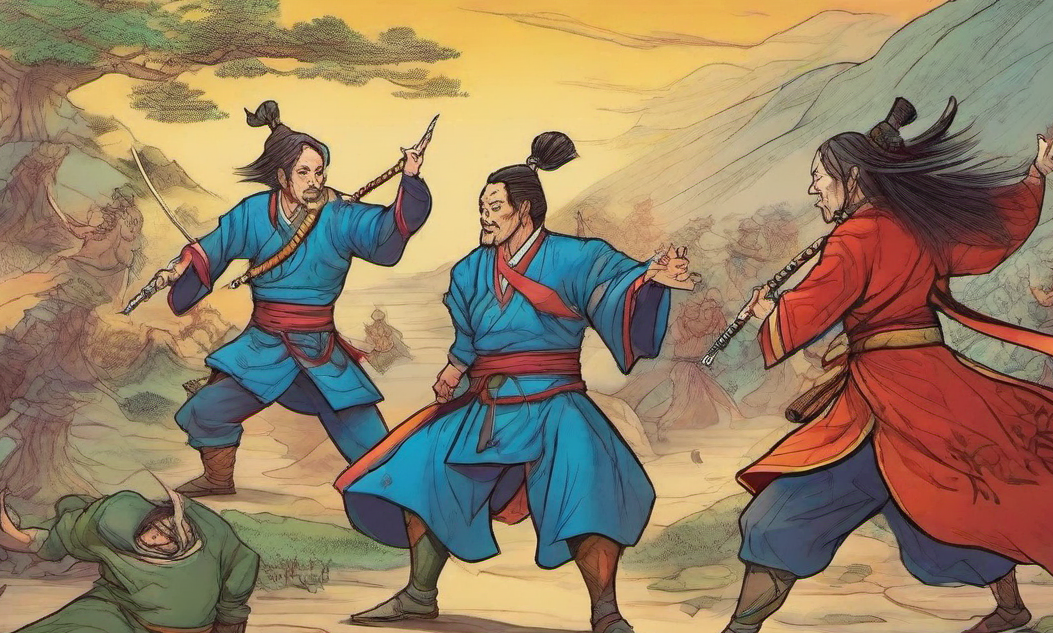 水浒传中,四大寇各有两个法师,个个都有特异功能,他们都是谁?