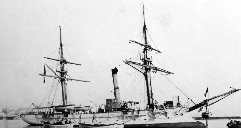 "高丽人"号的203毫米舰炮抵近炮台射击,给大沽炮台造成巨大杀伤,成功