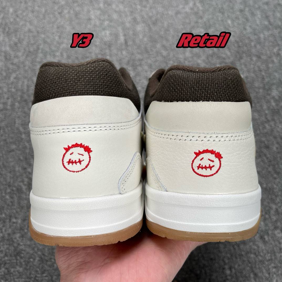 nike ts联名全新魔术贴白棕摩卡真假对比_的设计_鞋底_方面