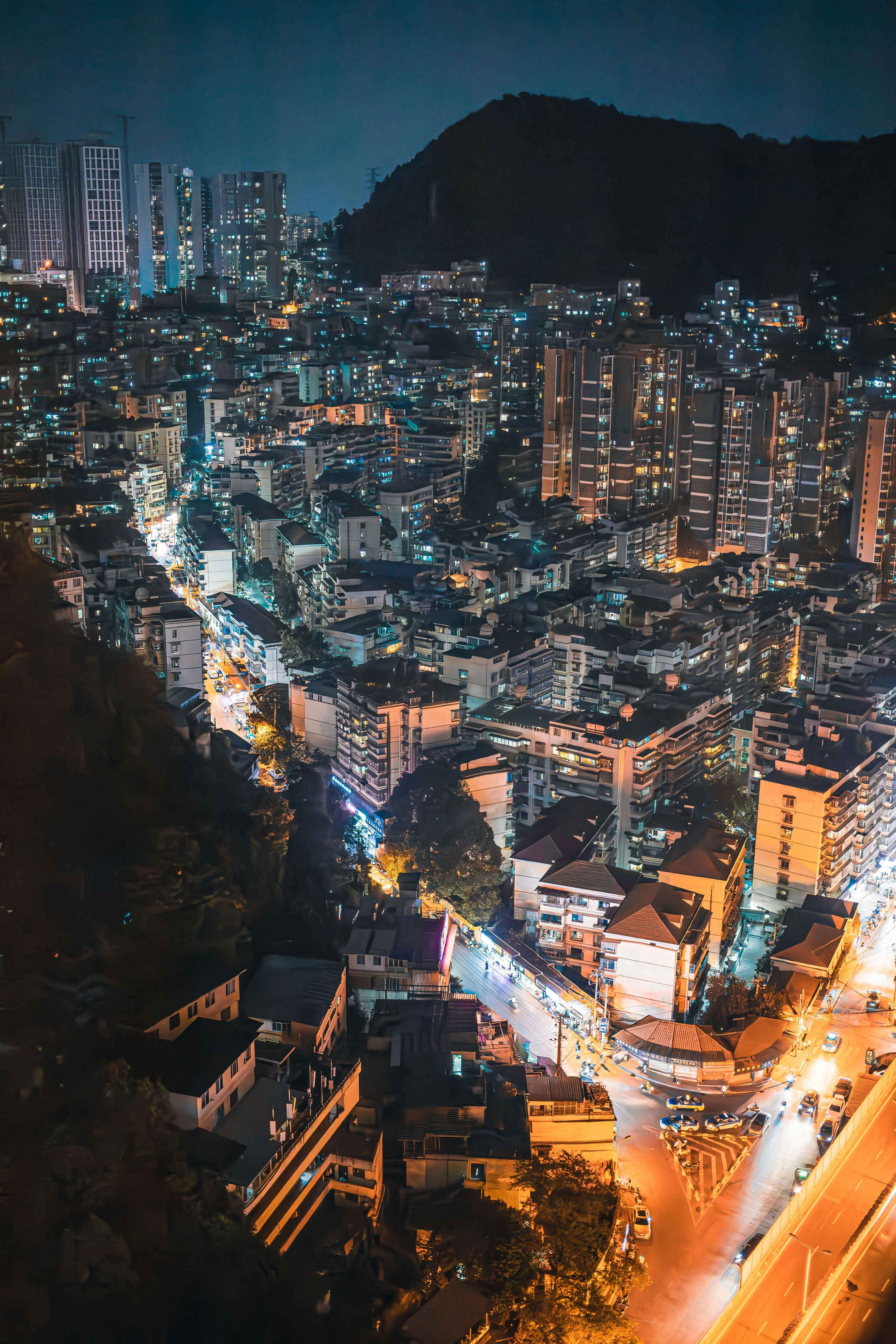 贵阳高坡夜景图片