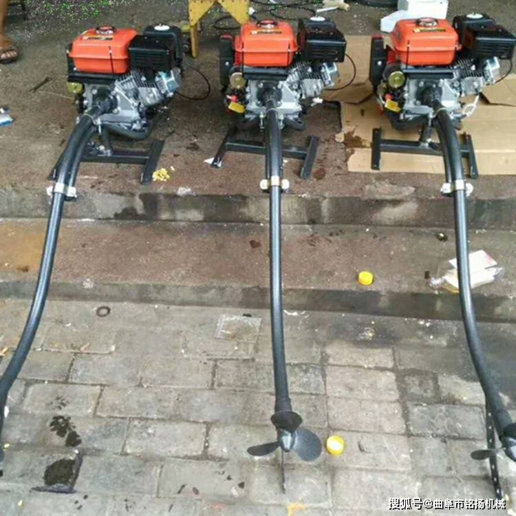 带档位冲锋舟船外机 12v电动船尾挂机 皮筏艇汽油挂桨机_产品_竹排