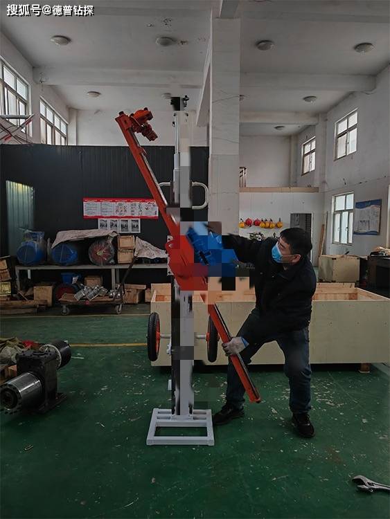 0s气动架柱泄压钻机_移动_煤层_水平