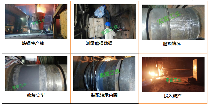 修复炼钢转炉耳轴磨损_轴承_原因_运行