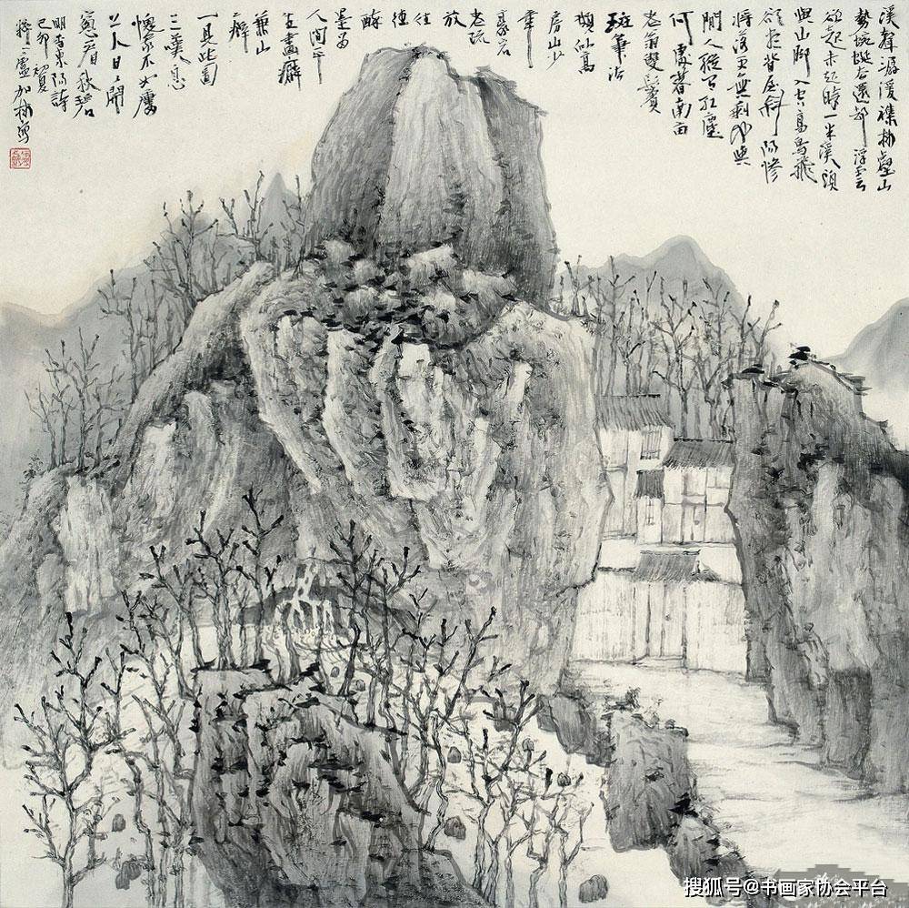 著名山水画家何加林百幅经典国画作品欣赏