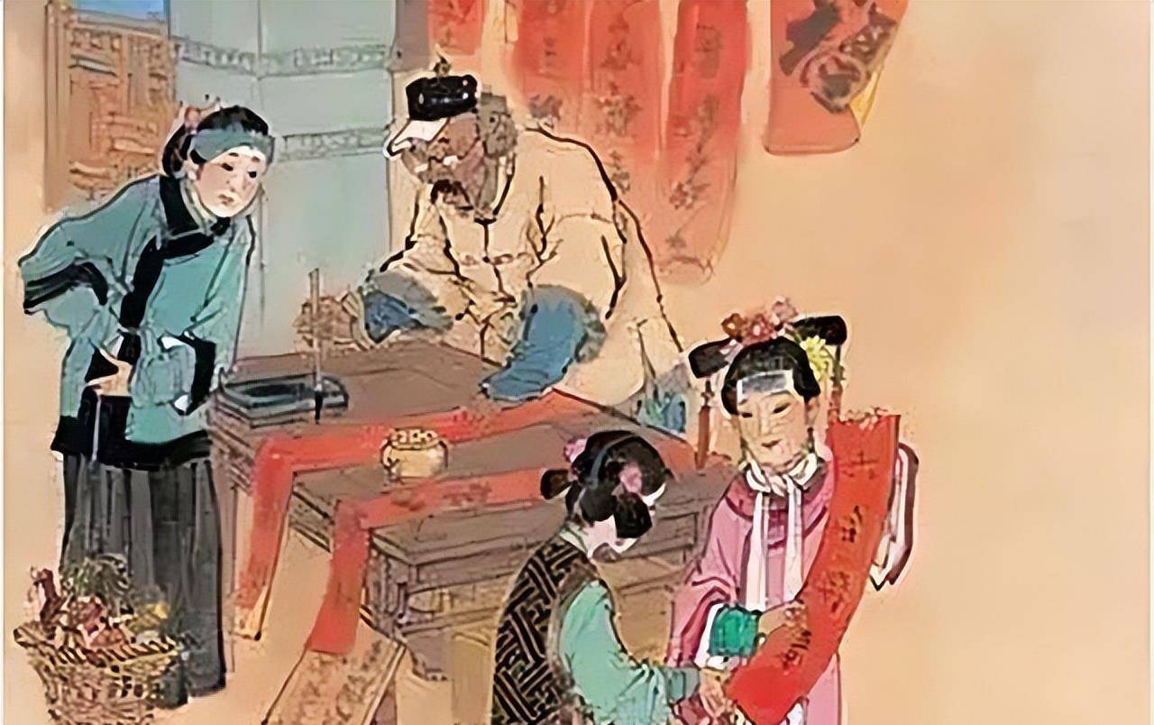 原创宋朝才女出对联刁难僧人上联面对面吃面僧人巧对下联