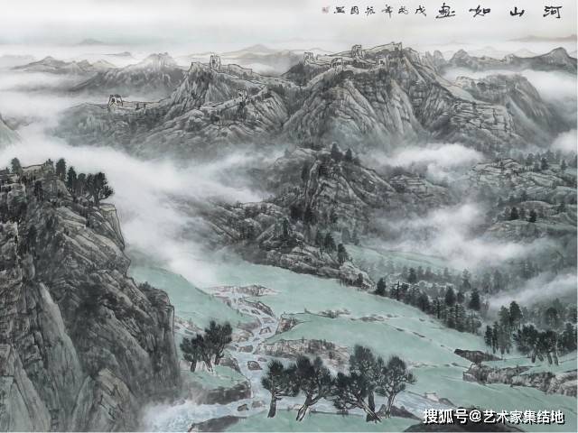 程振国:临朐走出的山水画大家,百幅经典国画山水作品欣赏_艺术_中国