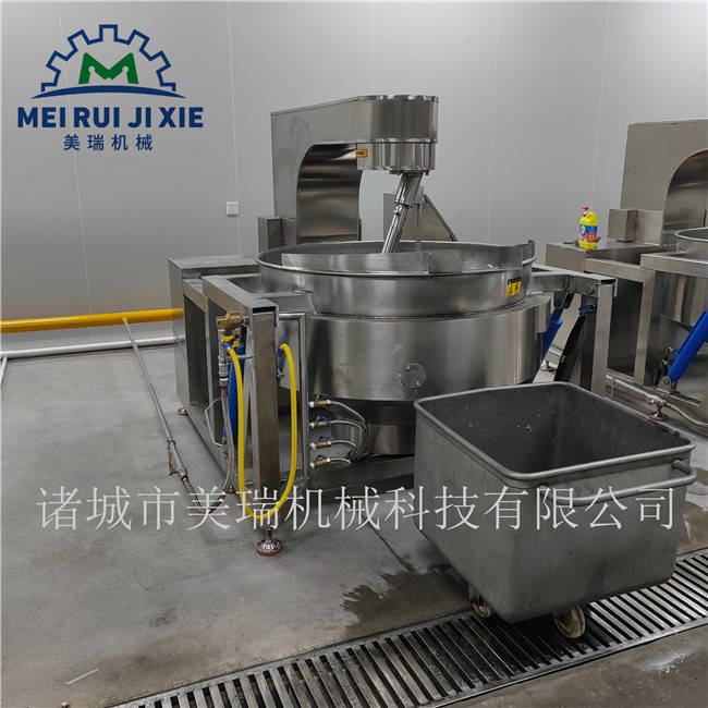 搅拌锅厂家对于卤煮加工的话用夹层锅是相对跟更加合适的一款机器的