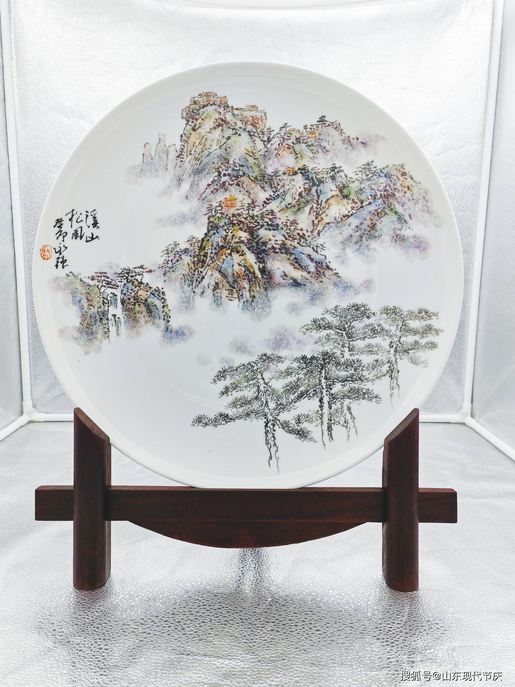 艺术刘永强刻瓷盘艺术欣赏