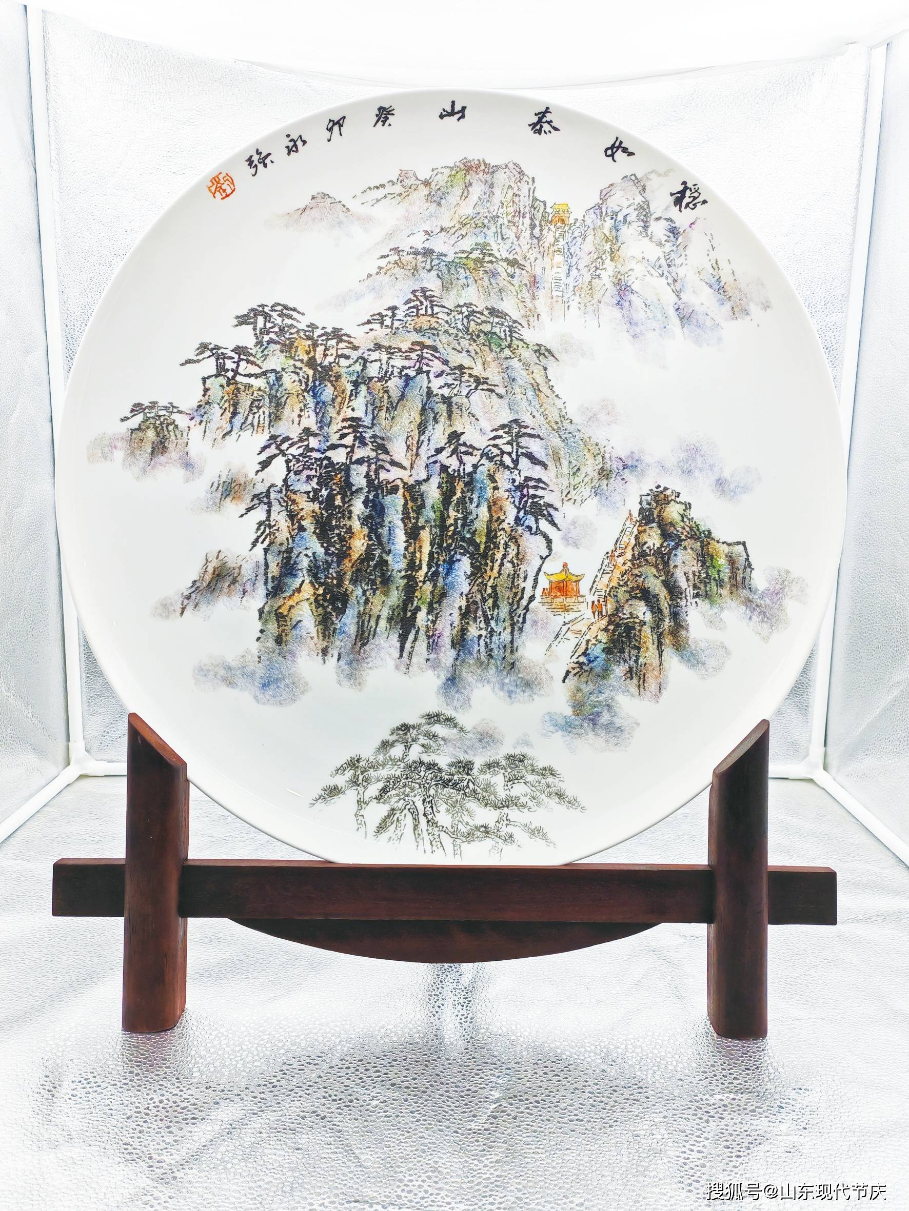 艺术刘永强刻瓷盘艺术欣赏