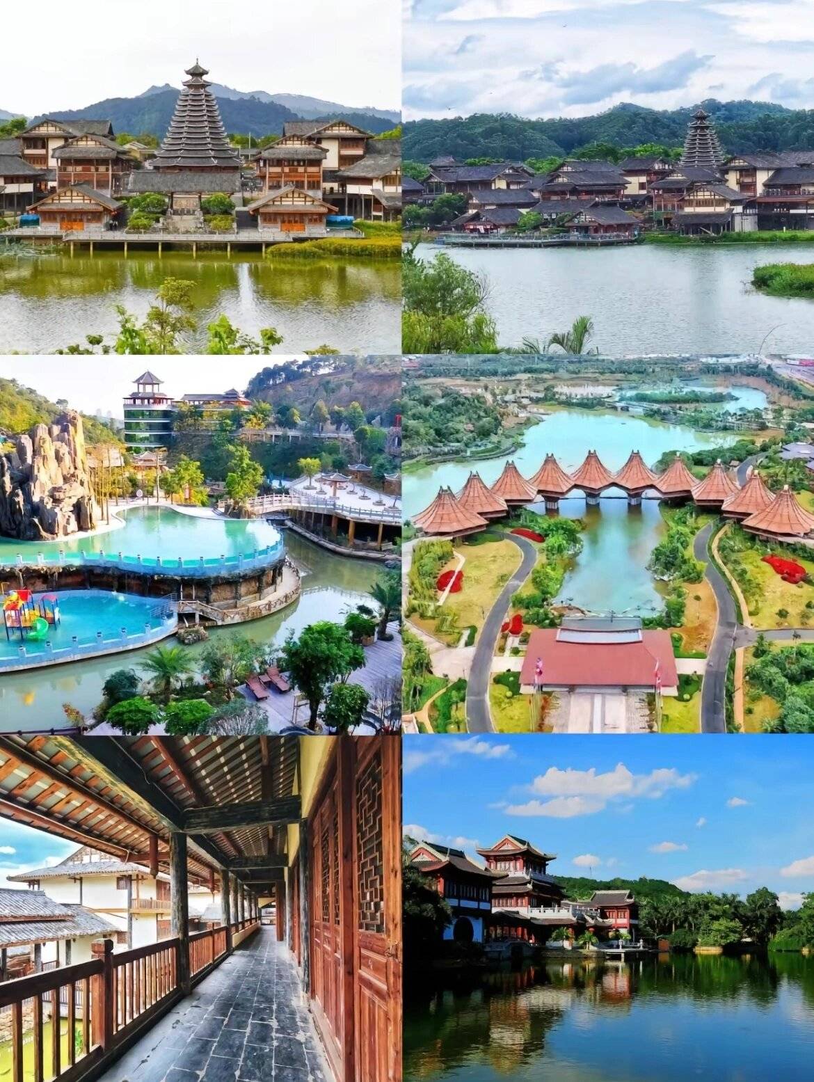 下午:南湖公园在阿紫的引领下,我们游览了青秀山风景区,欣赏了山水