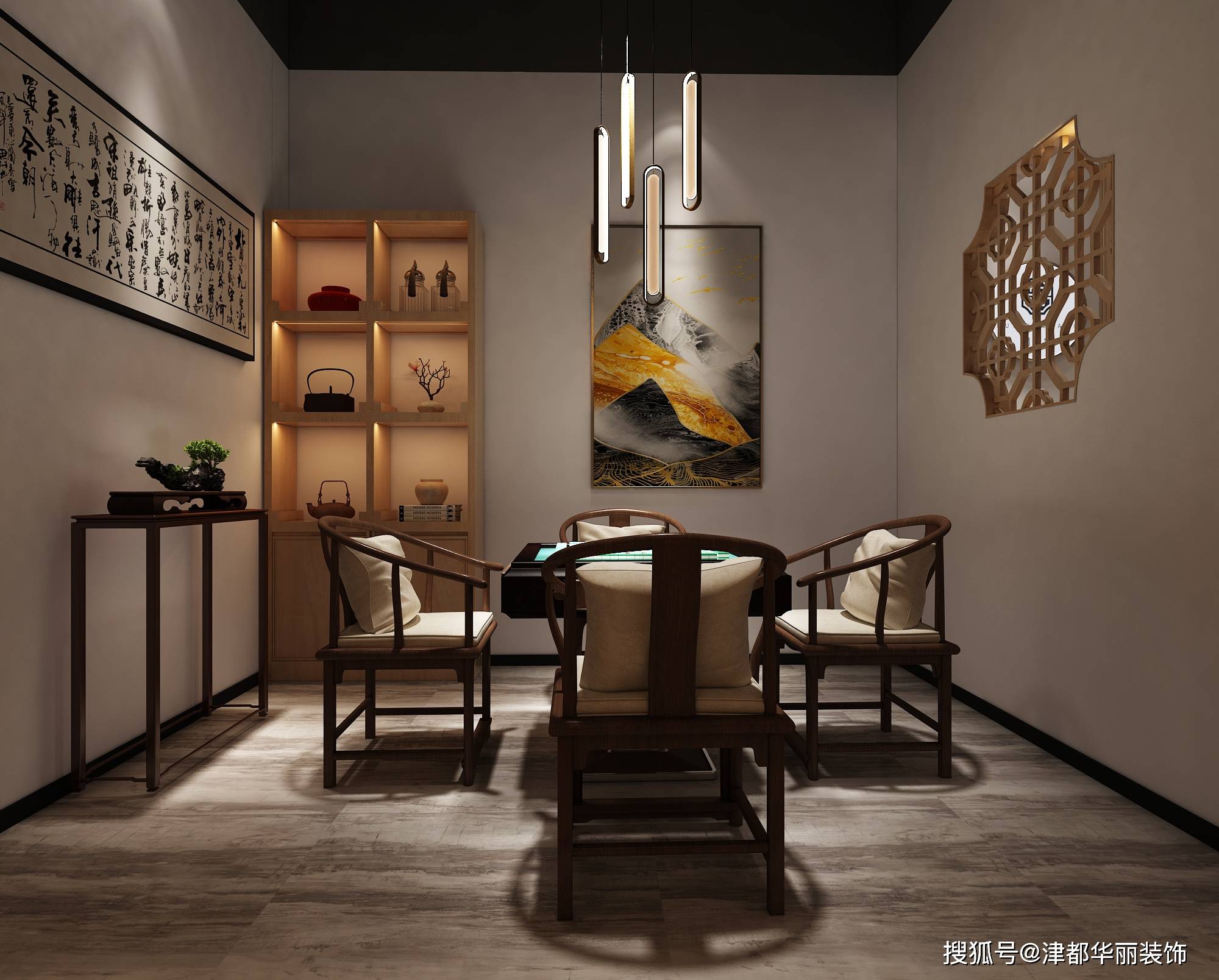 银川装修公司|银川茶楼装修设计效果图银川装修公司|银川茶楼装修设计