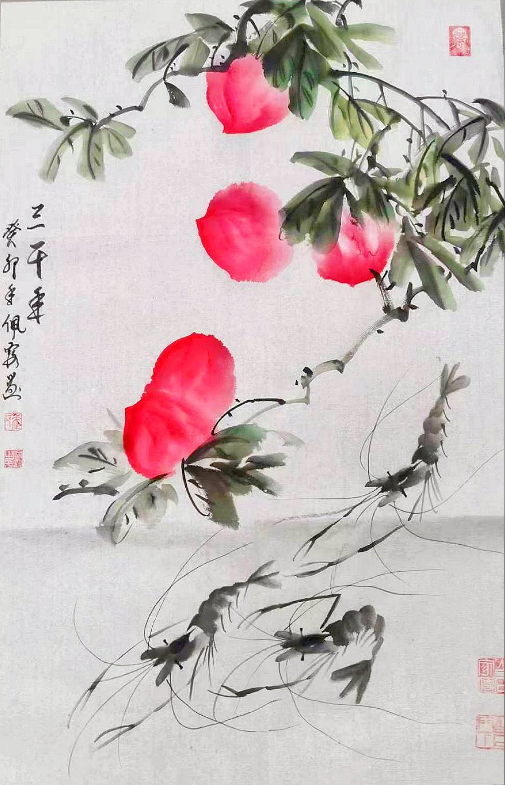 中国当代画家虾王是谁图片